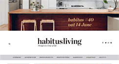 Desktop Screenshot of habitusliving.com