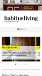Mobile Screenshot of habitusliving.com